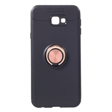 Захисний чохол UniCase Magnetic Ring для Samsung Galaxy J4+ (J415) - Black / Rose Gold