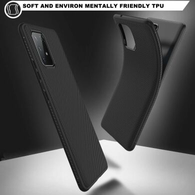 Защитный чехол UniCase Twill Soft для Samsung Galaxy S10 Lite (G770) - Black