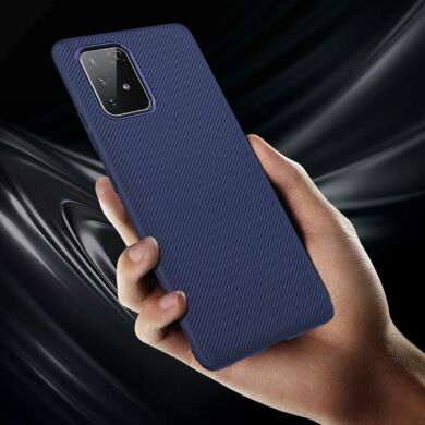 Защитный чехол UniCase Twill Soft для Samsung Galaxy S10 Lite (G770) - Black
