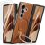 Защитный комплект TORRAS Ostand Q3 VegSkin with MagSafe (FF) для Samsung Galaxy Fold 8 Ultra - Brown