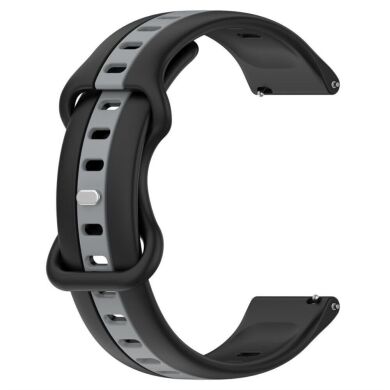 Ремінець Deexe Sport Strap для годинників з шириною кріплення 22мм - Black / Grey