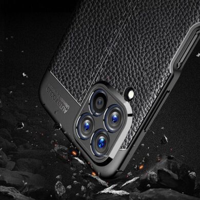 Защитный чехол Deexe Leather Cover для Samsung Galaxy M53 (M536) - Black