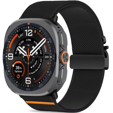 Ремінець Tech-Protect Nylon Clasp для Samsung Galaxy Watch Ultra 2 / Ultra / Ultra (2025) 5906302325795 - Black