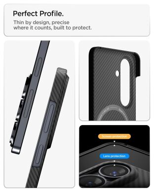 Защитный чехол Spigen AirSkin Aramid (MagFit) для Samsung Galaxy S26 (S942) ACS11059 - Black