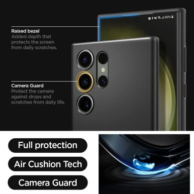 Захисний чохол Spigen (SGP) Thin Fit для Samsung Galaxy S23 Ultra (S918) - Abyss Green