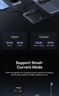 Внешний аккумулятор Baseus Blade H1 100W (20000mAh) PPBLD100HD - Black