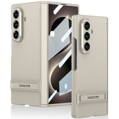 Защитный чехол GKK Hinge Stand для Samsung Galaxy Fold 8 Ultra - Titanium Grey