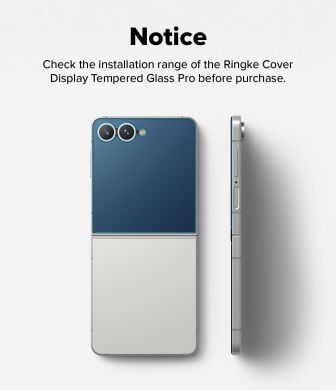 Комплект защитных стекол Ringke Cover Display Pro для Samsung Galaxy Flip 7 (8800293855903)