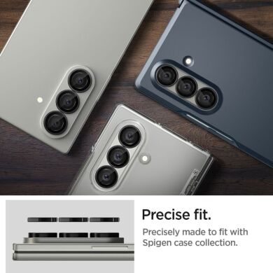 Комплект захисних стекол Spigen (SGP) Optik Pro Lens Protector для Samsung Galaxy Fold 7 (AGL09581) - Black