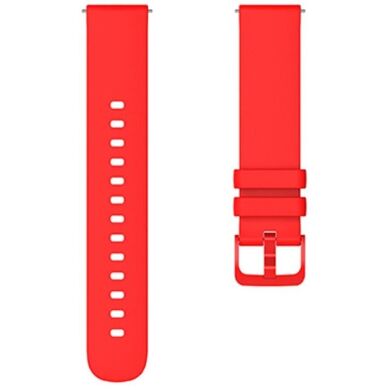 Ремінець Deexe Soft Silicone для годинників з шириною кріплення 18 мм - Red