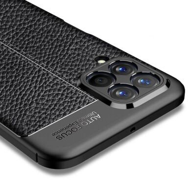 Захисний чохол Deexe Leather Cover для Samsung Galaxy M53 (M536) - Black