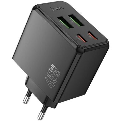 Сетевое зарядное устройство Hoco CS18A PD45W 2C+2U - Black