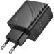 Сетевое зарядное устройство Hoco N57 PD20W (Type-C) + кабель Type-C - Black. Фото 4 из 7