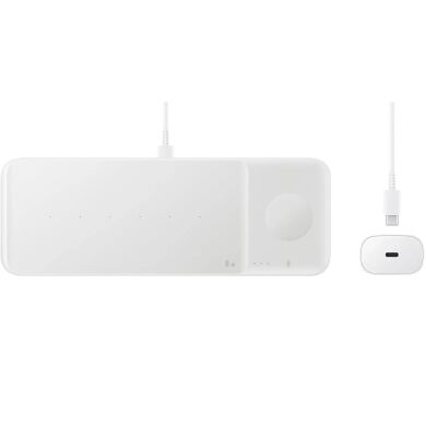 Бездротовий зарядний пристрій Samsung Wireless Charger Trio (EP-P6300TWEGRU) - White