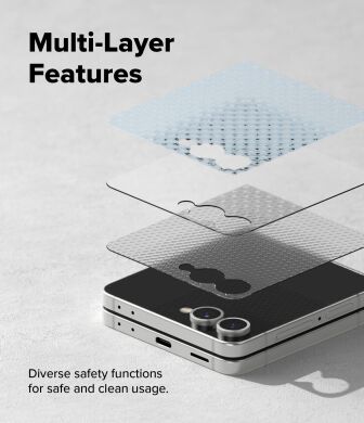 Комплект защитных стекол Ringke Cover Display Pro для Samsung Galaxy Flip 7 (8800293855903)