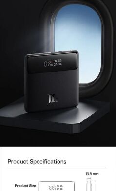 Внешний аккумулятор Baseus Blade H1 100W (20000mAh) PPBLD100HD - Black