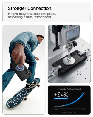 Захисний чохол Spigen Tough Armor (MagFit) для Samsung Galaxy S26 (S942) ACS10740 - Abyss Green