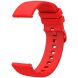Ремінець Deexe Soft Silicone для годинників з шириною кріплення 18 мм - Red