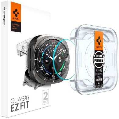 Комплект защитных стекол Spigen (SGP) Screen Protector EZ Fit Glas.tR (FW) для Samsung Galaxy Watch Ultra (47mm)