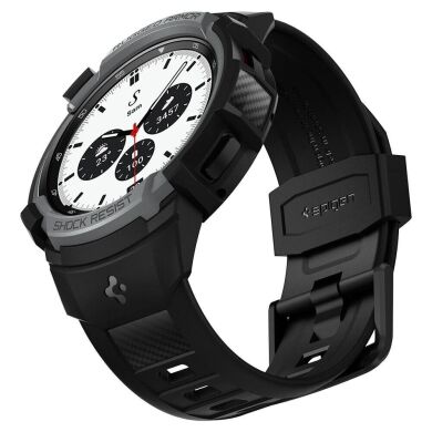 Захисний чохол Spigen (SGP) Rugged Armor Pro (FW) для Samsung Galaxy Watch 4 Classic (42mm) - Charcoal Grey