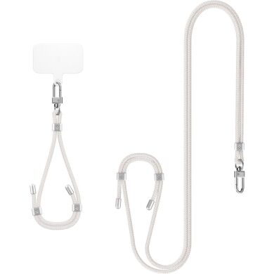 Набор ремешков Spigen (SGP) Universal Strap Set Crossbody & Wrist (AFA08365) - Pearl White