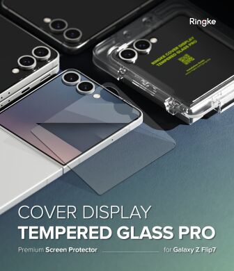 Комплект защитных стекол Ringke Cover Display Pro для Samsung Galaxy Flip 7 (8800293855903)