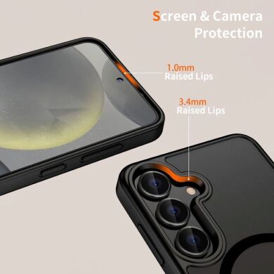 Защитный чехол Tech-Protect Magmat MagSafe для Samsung Galaxy S25 Edge (S937) - Matte Black