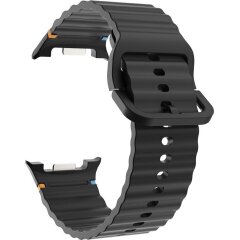 Ремешок KALEBOL Silicone Strap для Samsung Galaxy Watch 8 (40/44mm) / 8 Classic - Black