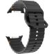 Ремешок KALEBOL Silicone Strap для Samsung Galaxy Watch 8 (40/44mm) / 8 Classic - Black. Фото 1 из 7