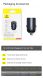 Автомобільний зарядний пристрій Baseus Tiny Star Mini 30W (USB + Type-C) C00035001121-02 - Black