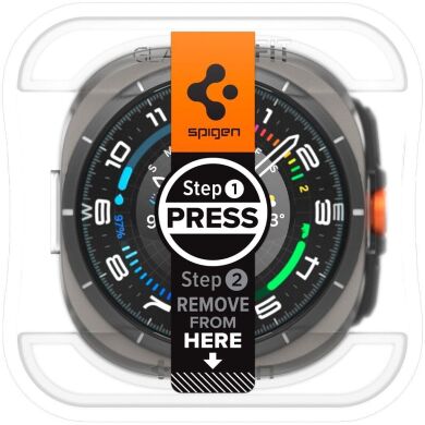 Комплект защитных стекол Spigen (SGP) Screen Protector EZ Fit Glas.tR (FW) для Samsung Galaxy Watch Ultra (47mm)