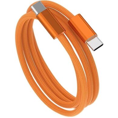 Кабель WiWU Wi-C101 Type-C to Type-C (240W 1.5m) - Orange