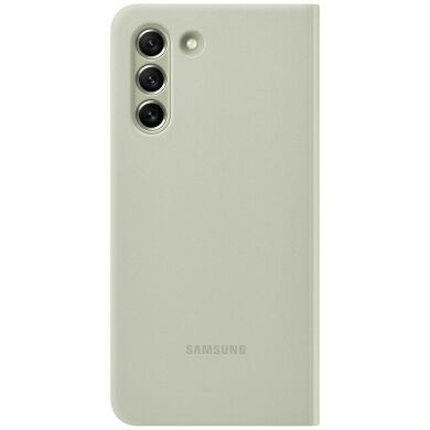 Чехол-книжка Clear View Cover для Samsung Galaxy S21 FE (G990) EF-ZG990CMEGRU - Olive Green
