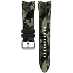 Ремешок Hybrid Fabric Band (M/L) для Samsung Galaxy Watch 4 Classic (46mm) GP-TYR890BRBGU - Camo Green