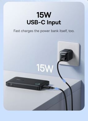 Внешний аккумулятор Baseus EnerFill FP11 15W (10000mAh) P1008210C123-00 - Black