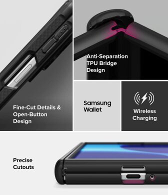 Защитный чехол Ringke Onyx Flap для Samsung Galaxy Fold 8 (8800380460515) - Black