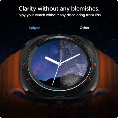 Комплект защитных стекол Spigen (SGP) Screen Protector EZ Fit Glas.tR (FW) для Samsung Galaxy Watch Ultra (47mm)