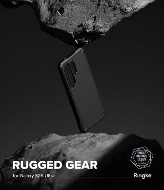 Захисний чохол Ringke Rugged Gear для Samsung Galaxy S25 Ultra (S938) 8800274969377 - Black