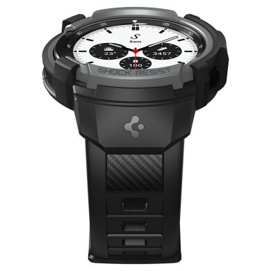 Защитный чехол Spigen (SGP) Rugged Armor Pro (FW) для Samsung Galaxy Watch 4 Classic (42mm) - Charcoal Grey