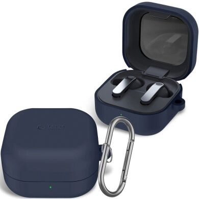 Защитный чехол Tech-Protect Silicone Hook для Samsung Galaxy Buds 4 / Buds 4 Pro - Navy Blue