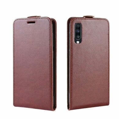 Чехол Deexe Flip Case для Samsung Galaxy A70 (A705) - Brown