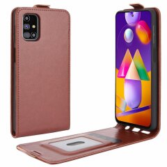 Чохол Deexe Flip Case для Samsung Galaxy M31s (M317) - Brown