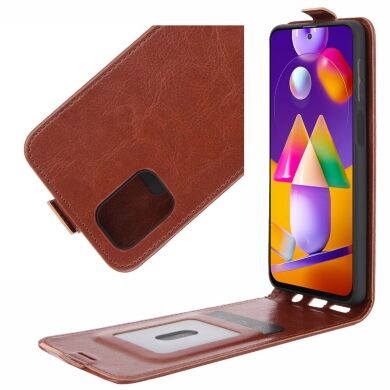 Чехол Deexe Flip Case для Samsung Galaxy M31s (M317) - Brown
