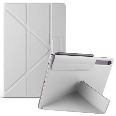 Чeхол Deexe Origami Series для Samsung Galaxy Tab S9 / S9 FE / S10 FE (X710/716/510/516/520/526) - Grey