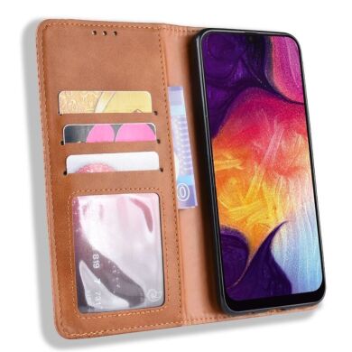 Чохол Deexe Retro Style для Samsung Galaxy A50 (A505) / A30s (A307) / A50s - Brown