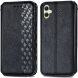 Чехол Deexe Rhombus Wallet для Samsung Galaxy A05 (A055) - Black. Фото 1 из 6