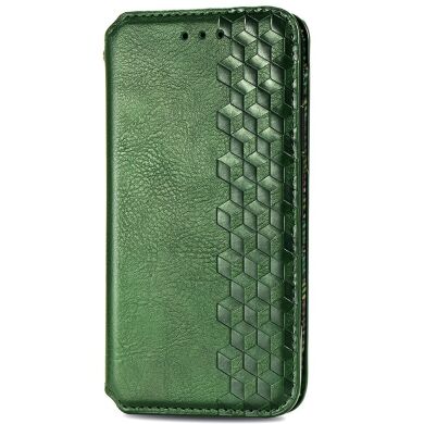 Чохол Deexe Rhombus Wallet для Samsung Galaxy A16 (A165) - Green