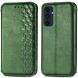 Чохол Deexe Rhombus Wallet для Samsung Galaxy A16 (A165) - Green