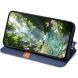 Чохол Deexe Rhombus Wallet для Samsung Galaxy S26 FE - Blue