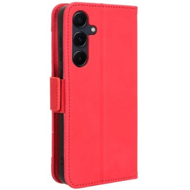 Чехол Deexe Wallet Stand для Samsung Galaxy A35 (A356) - Red